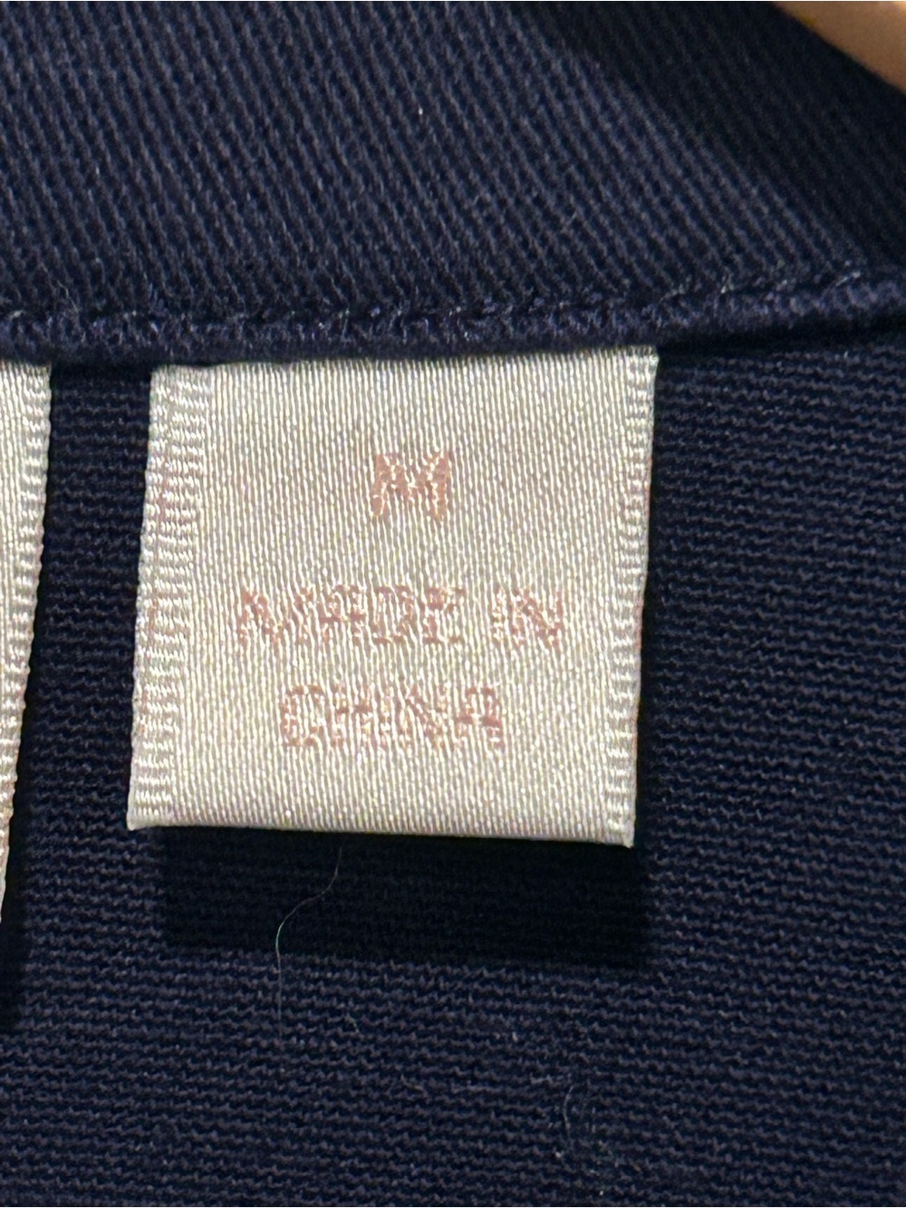 Belle Kim Gravel Women's Military Utility Safari Jacket Navy Blue Zip Size M - Picture 8 of 11